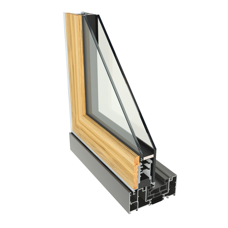 Photo of hardwood timber & GlassIIEdge™ sliding door profile